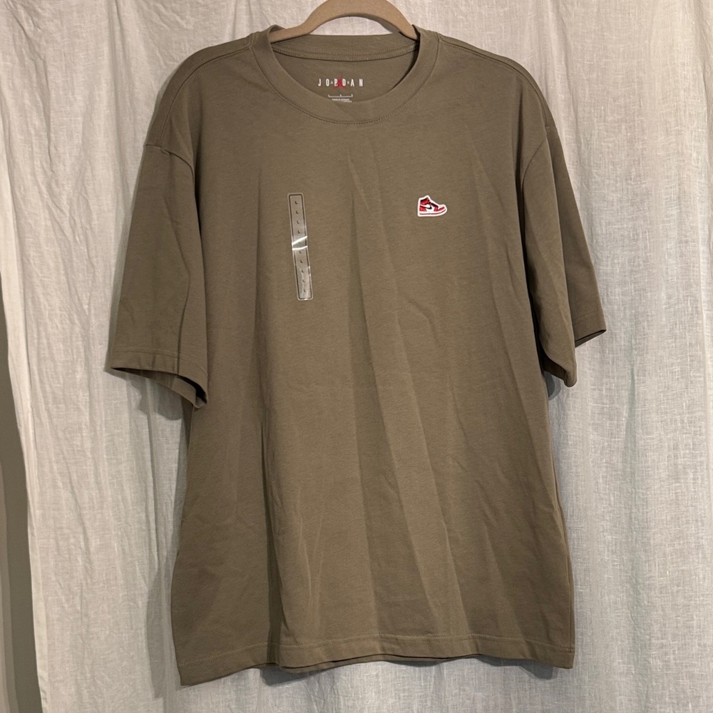 Jordan Khaki green Short Sleeve Tee